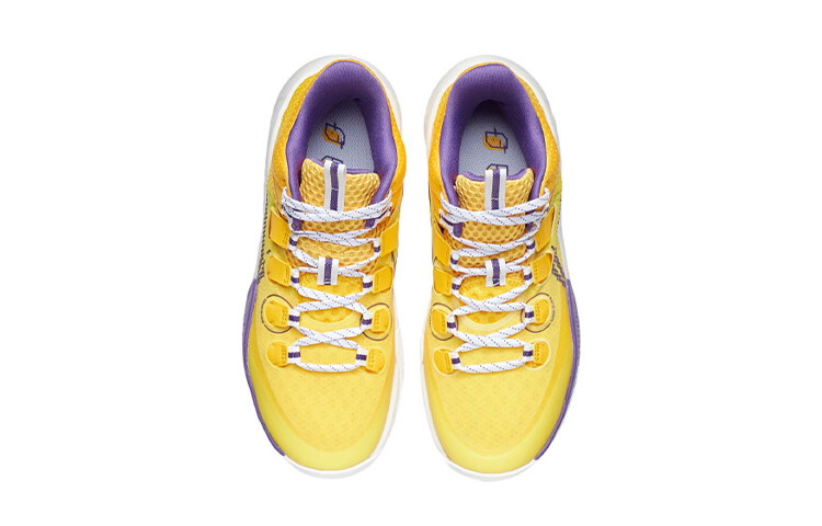 Баскетбольные кроссовки Sonic 9 Low Youth Edition для детей GS Low-top Spectral Yellow Lining — фото 4