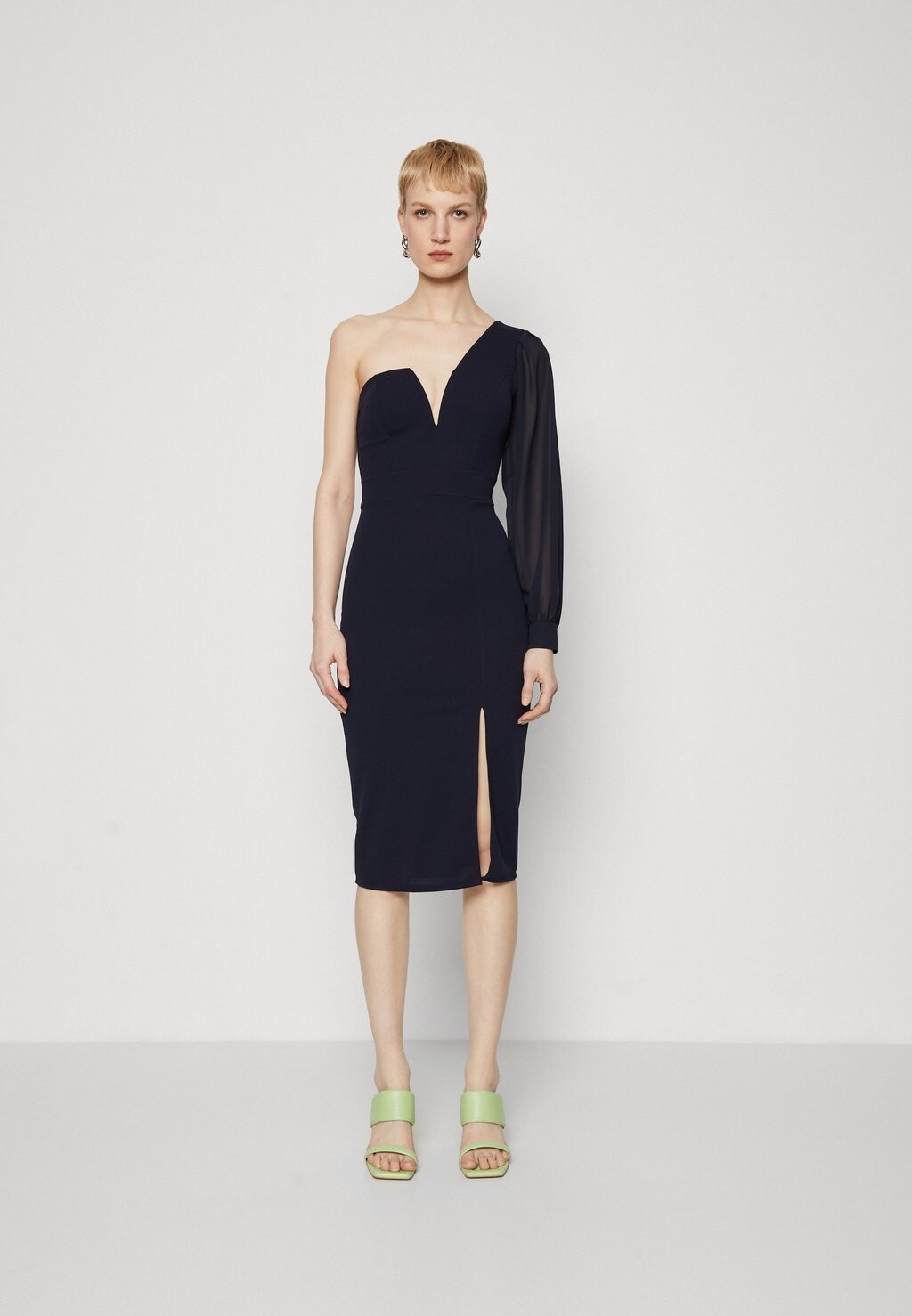 

Платье из джерси JOLLIE SLEEVE MIDI Wal G, цвет navy blue