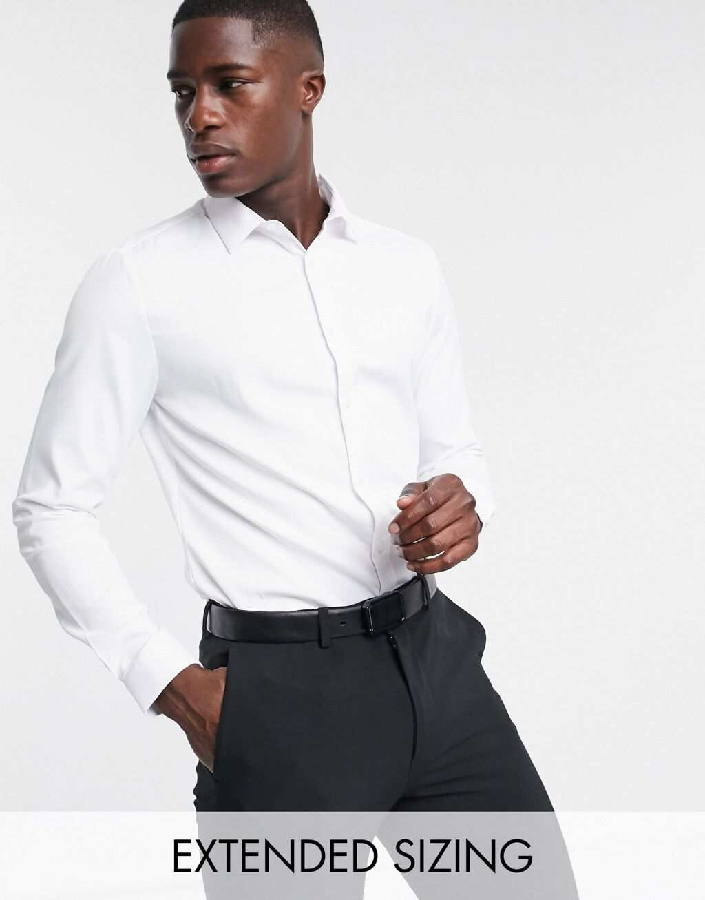 

Рубашка ASOS DESIGN хлопковая, белый
