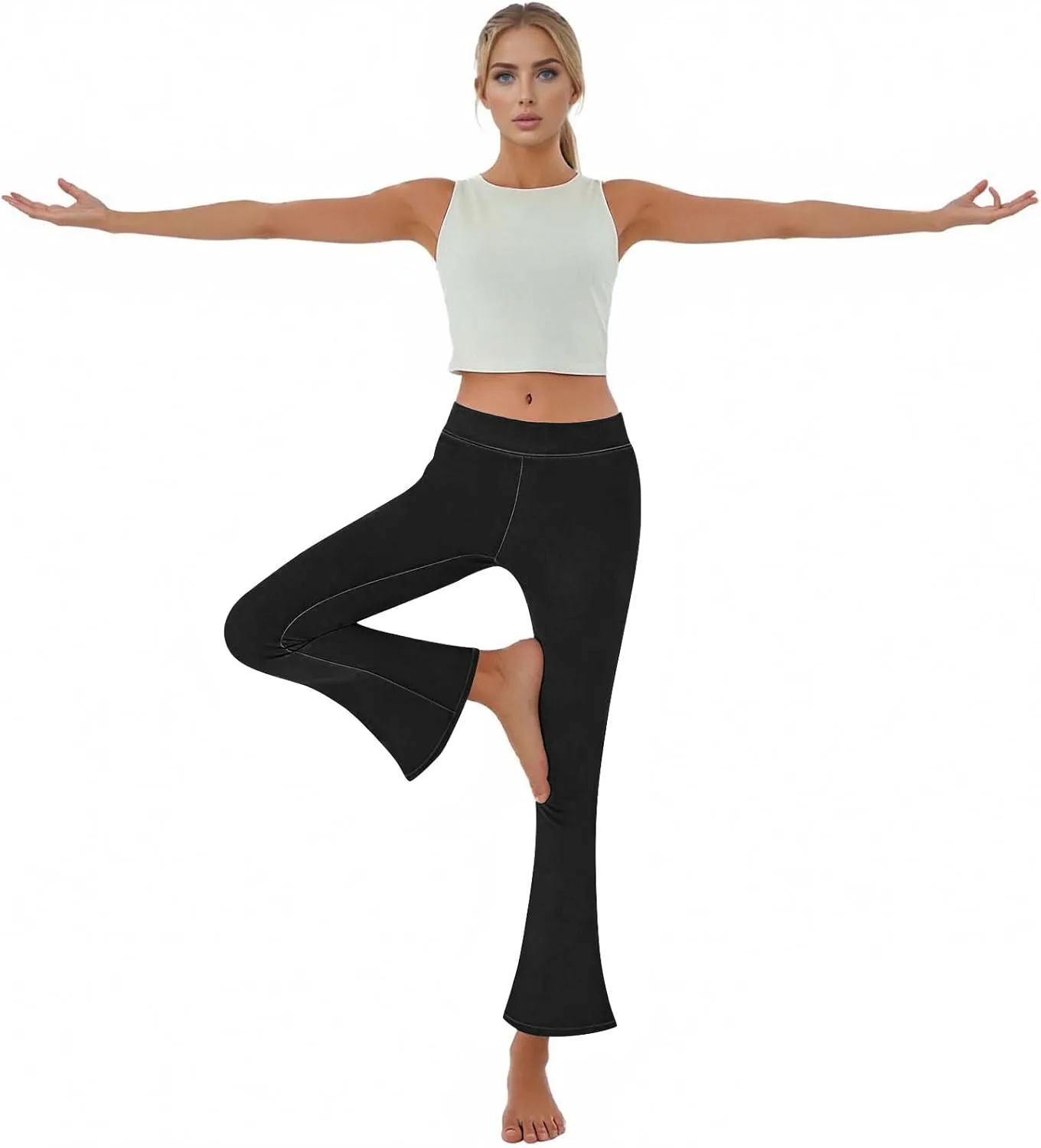 

Растягивающиеся джинсы-клеш для женщин