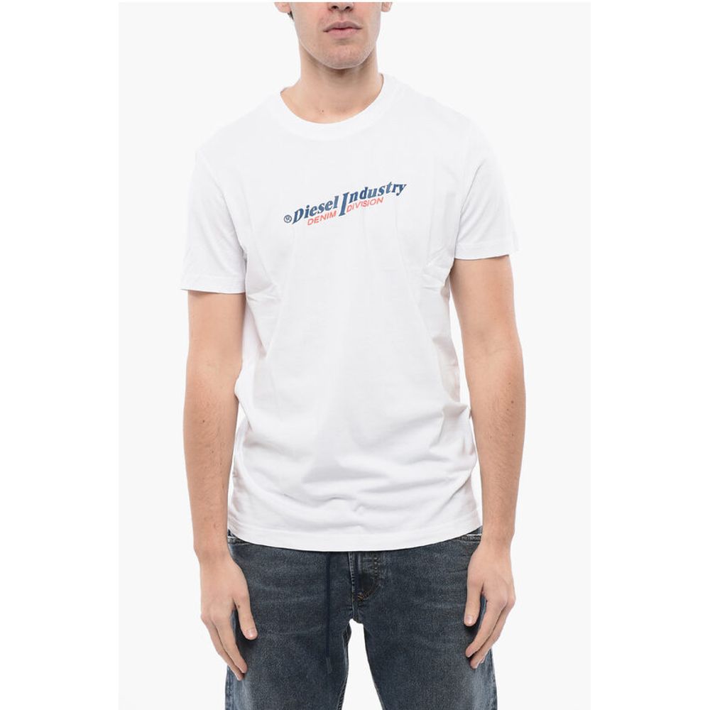 

Однотонная футболка T-DIEGOR NEW INDUSTRIES с круглым вырезом Diesel, White