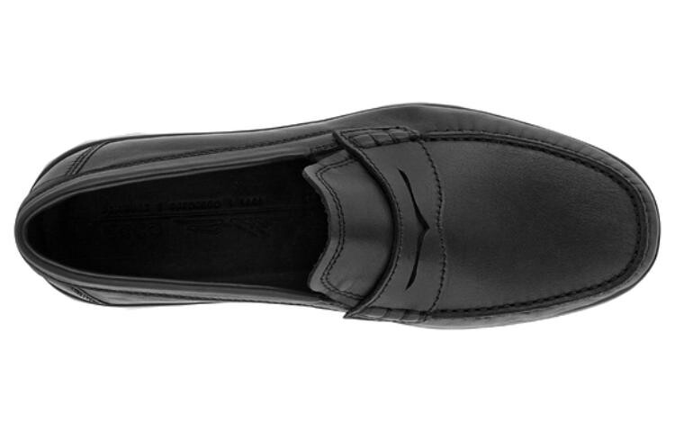 Мужские туфли Ecco Men's Casual Shoes Men Low-Top Black — фото 4
