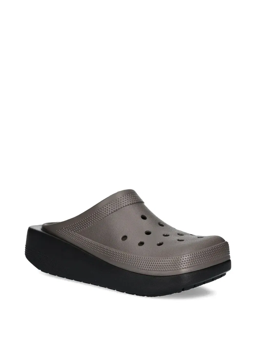 Слиперы на платформе Crocs, серый — фото 2