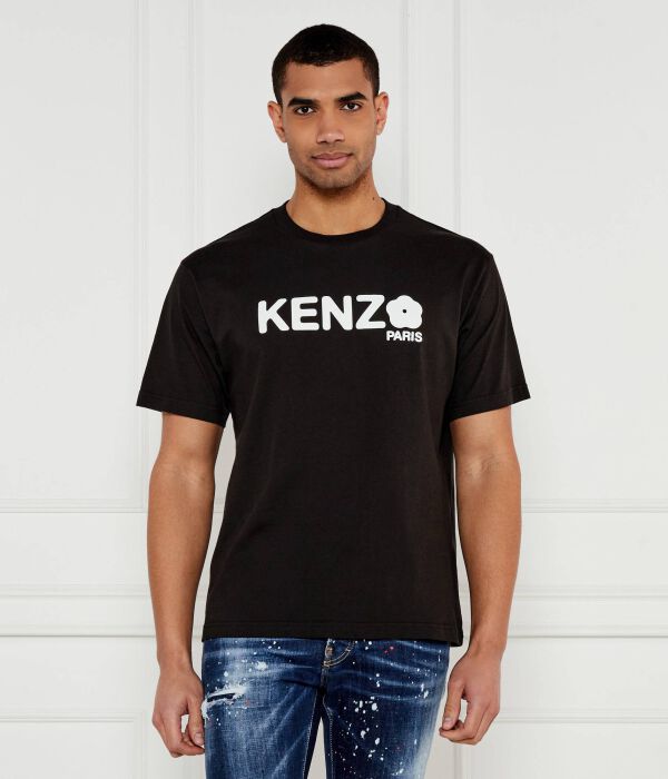 

Футболка боке цветок 2.0 Oversize fit Kenzo, черный