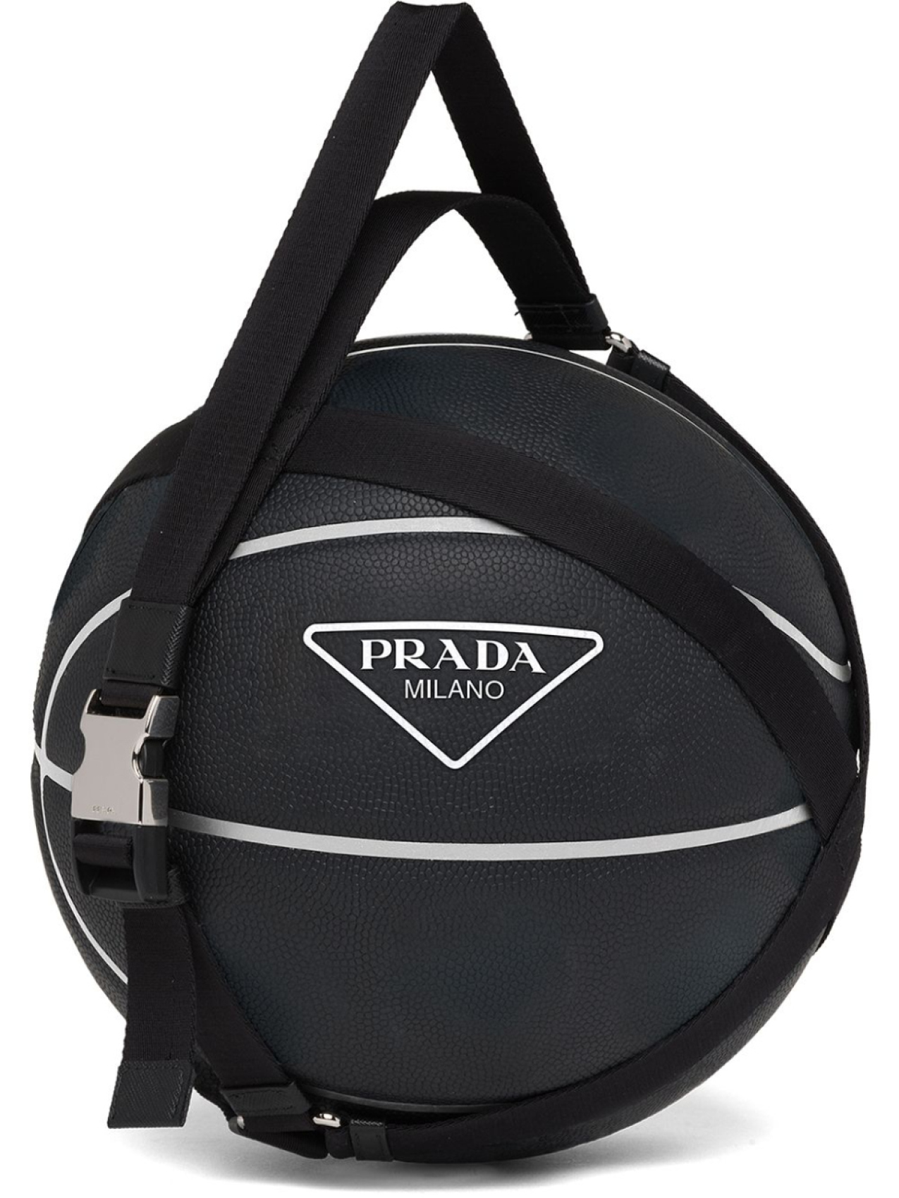 

Баскетбольный мяч с логотипом Prada, черный