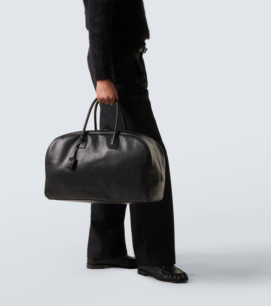 Гигантская кожаная дорожная сумка Saint Laurent, Black — фото 2