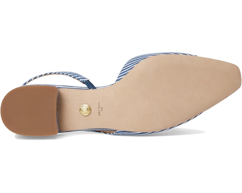 Туфли Veronica Beard Cecile Sling, цвет Blue/White Stripe Denim — фото 3