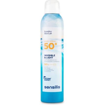 

Невидимый и легкий спрей для тела SPF50+ 200 мл Sensilis