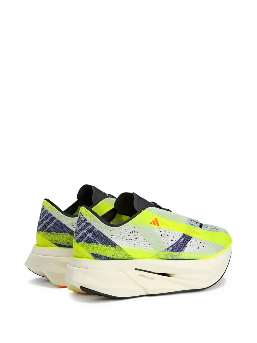 Кроссовки Prime X 2.0 Strung Cloud White/Grey One/Core Black Adidas by Stella McCartney, зеленый — фото 3