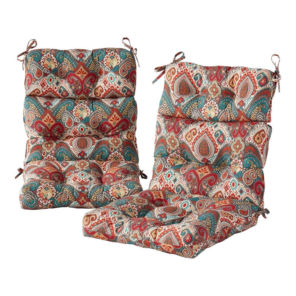 

Greendale Home Fashions 2 шт. Набор подушек для уличного стула с высокой спинкой, цвет Asbury Park