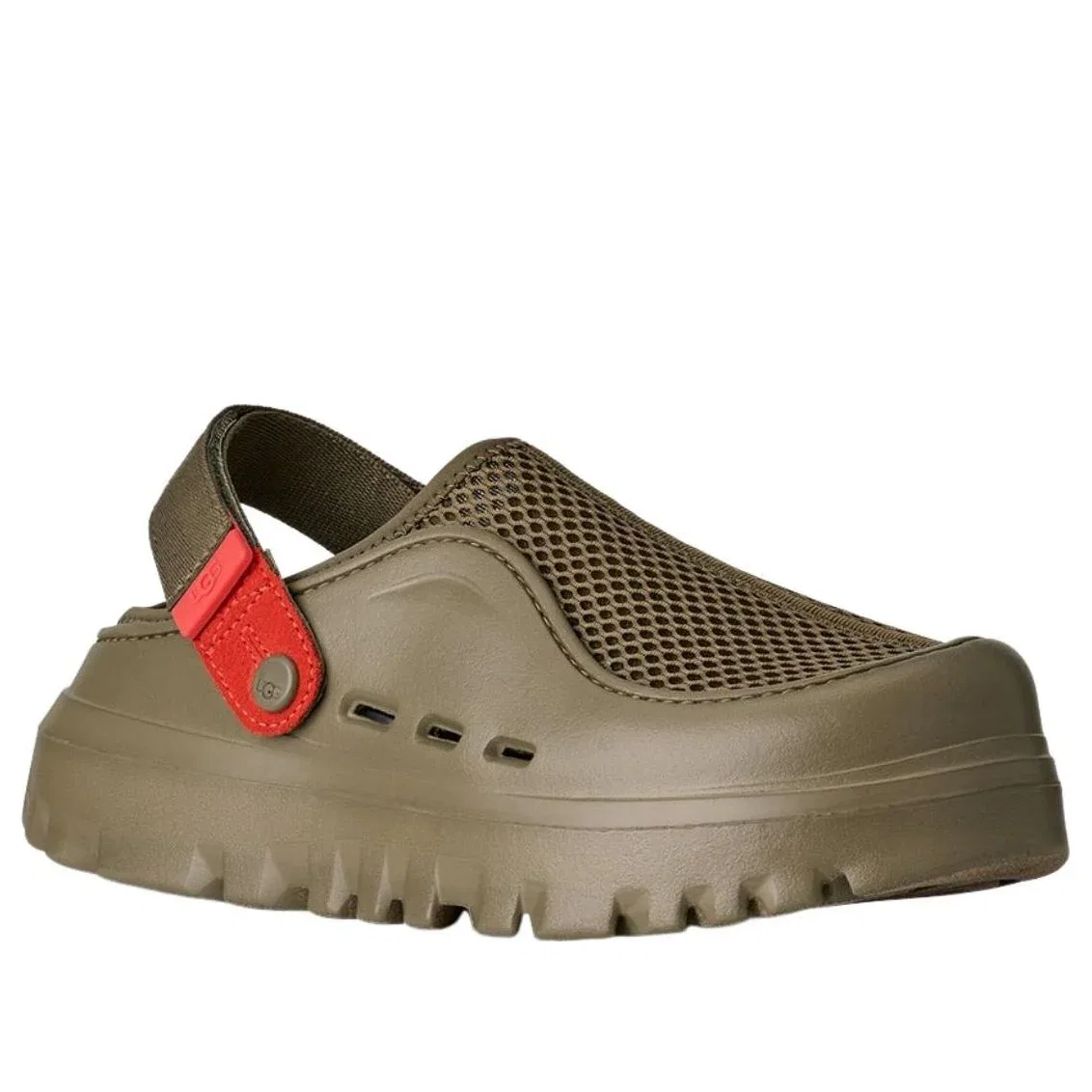 Мюли UGG PeakMod Breathe 'Burnt Olive Red Pepper' 1175051-BVRD, оливково-зеленый — фото 2