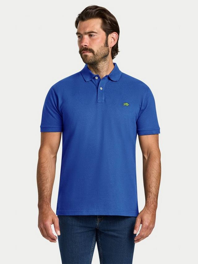 

Классическая поло Raging Bull, Cobalt Blue