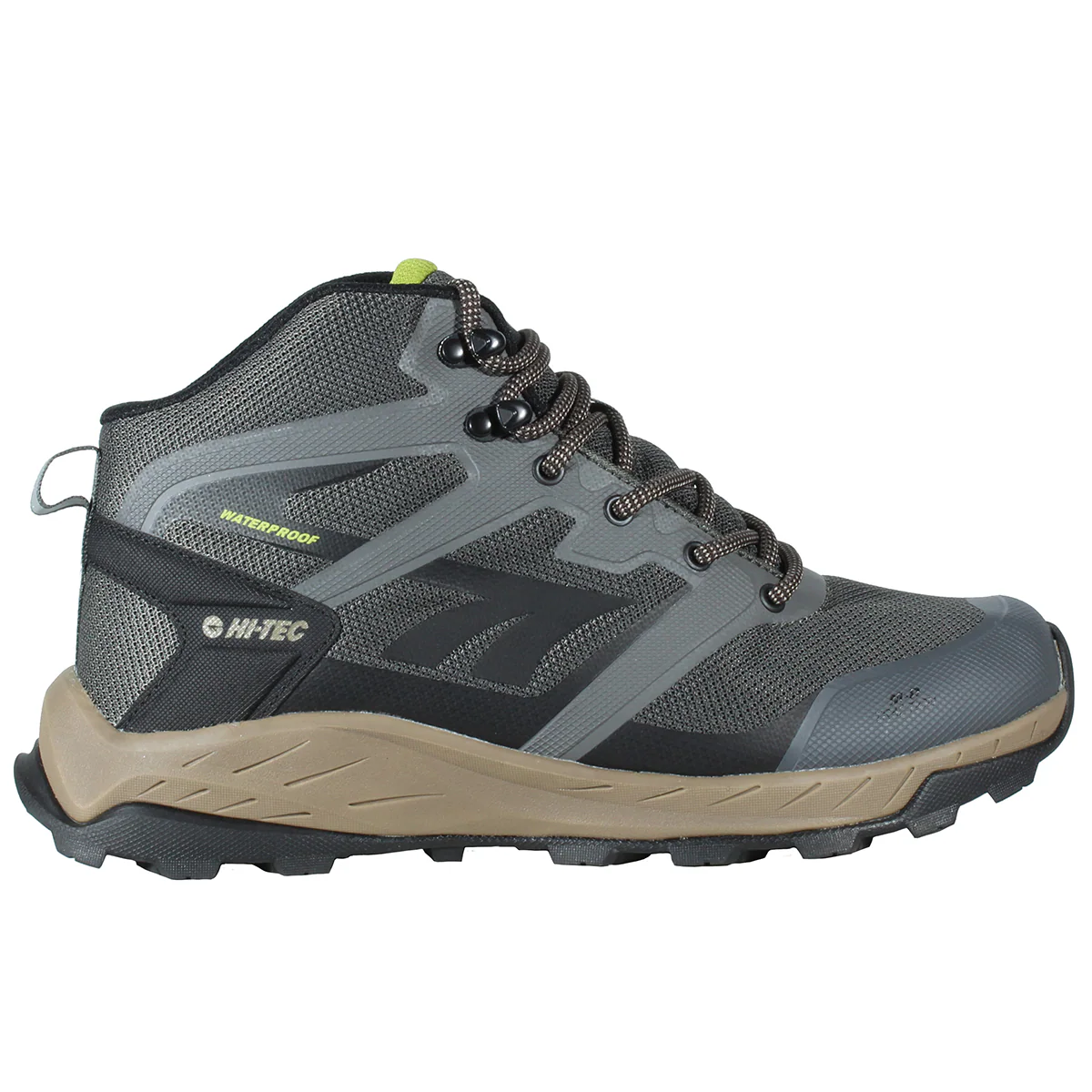 

Мужские горные ботинки Toubkal Mid Wp Hi-Tec, серый/желтый