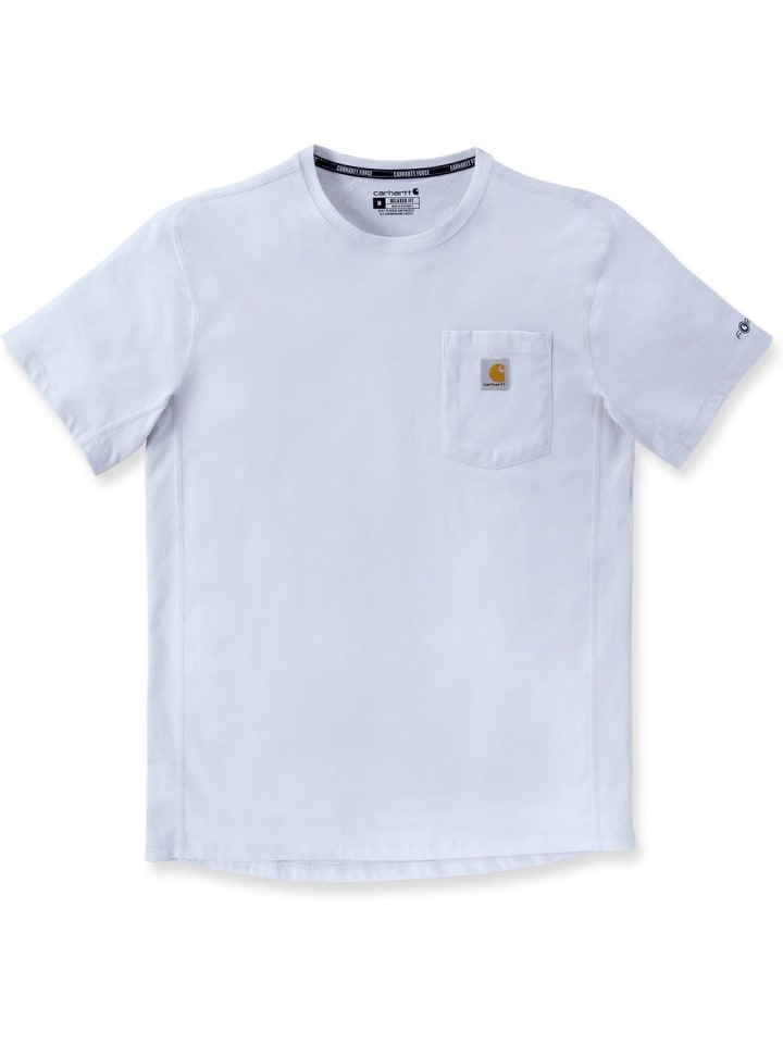 

Футболка "Force Pocket S/S 106652" белого цвета CARHARTT, Белый, Футболка "Force Pocket S/S 106652" белого цвета CARHARTT