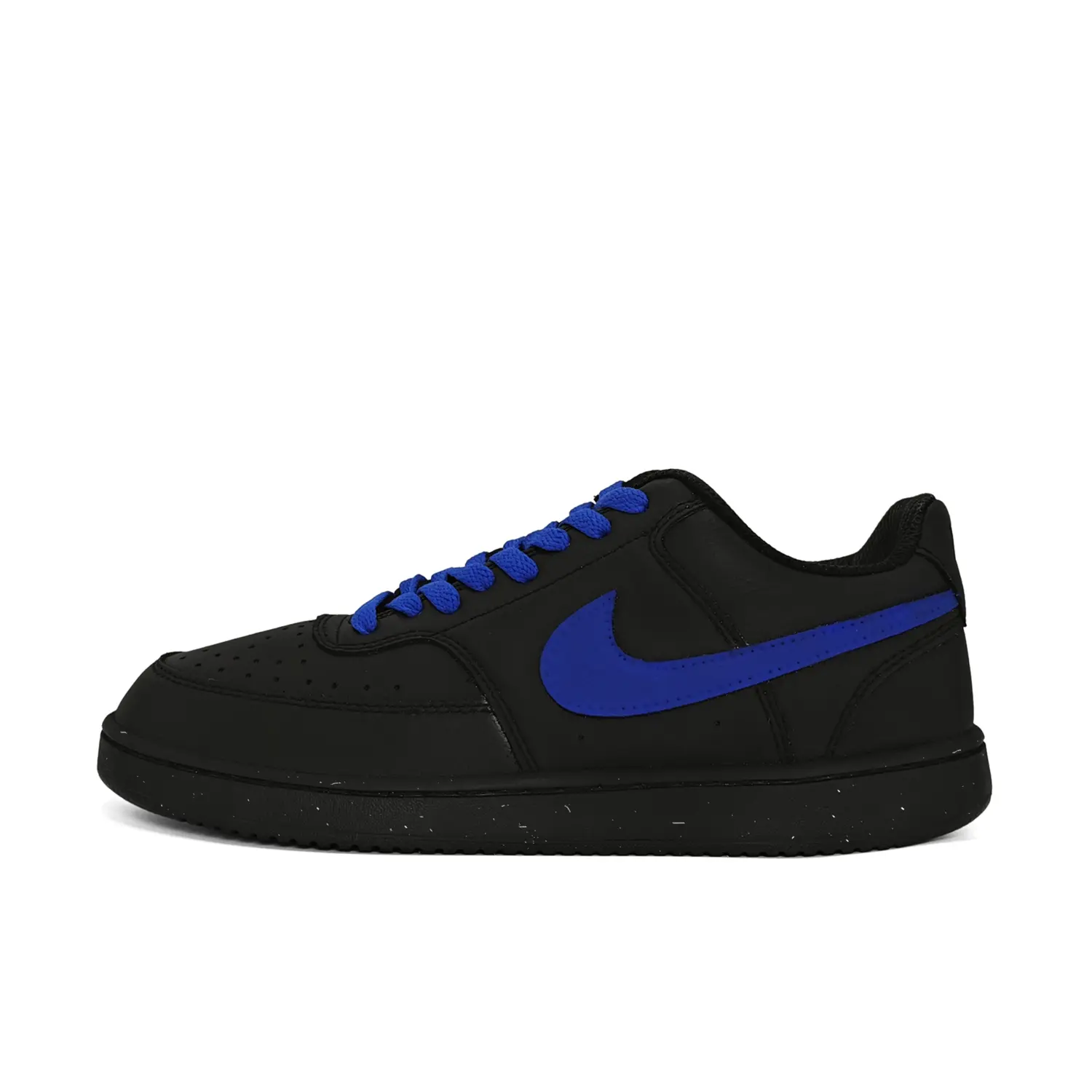 

Скейтбордные кеды Court Vision унисекс с низким верхом, черный/синий Nike