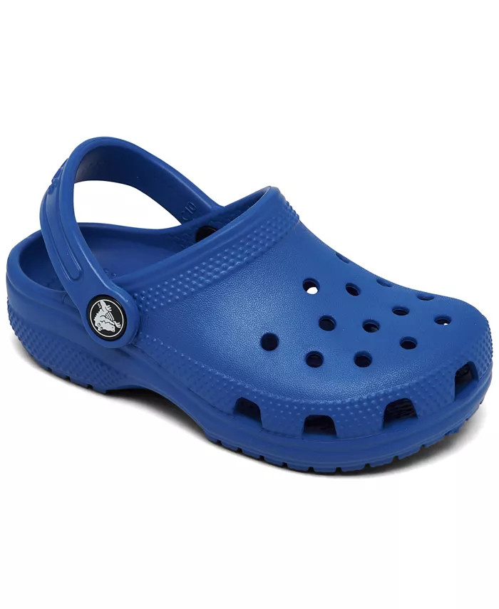 

Детские классические сабо Finish Line для малышей Crocs, синий