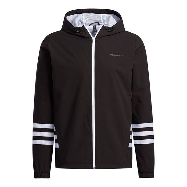 

Куртка adidas neo M CS WB 2 Causual Sports Anorak Jacket Coat Male Black, черный