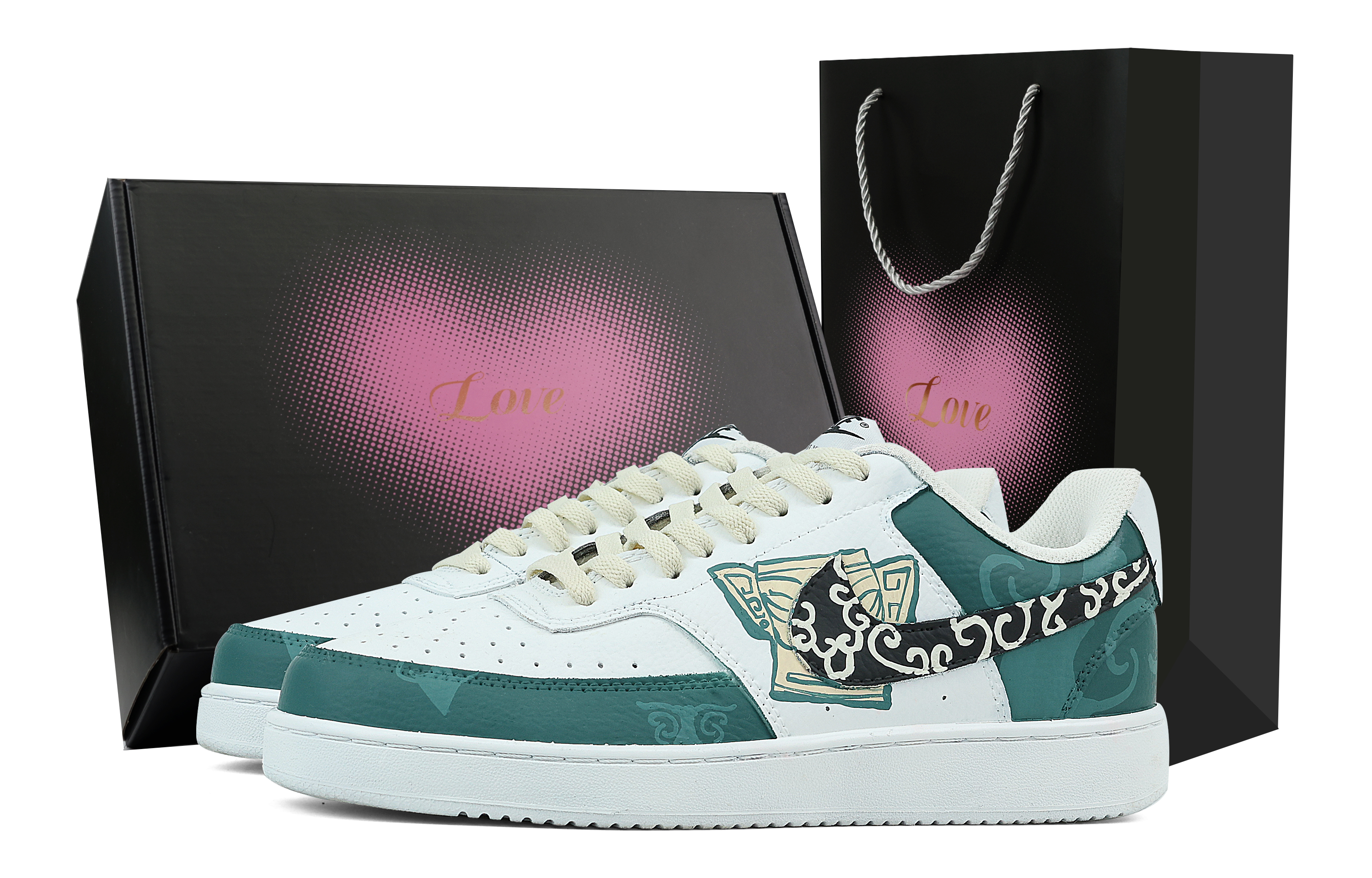 

Nike Кроссовки Court Vision 1 Bronze Era с низким верхом, противоскользящие, износостойкие, мужские, цвет Jasper