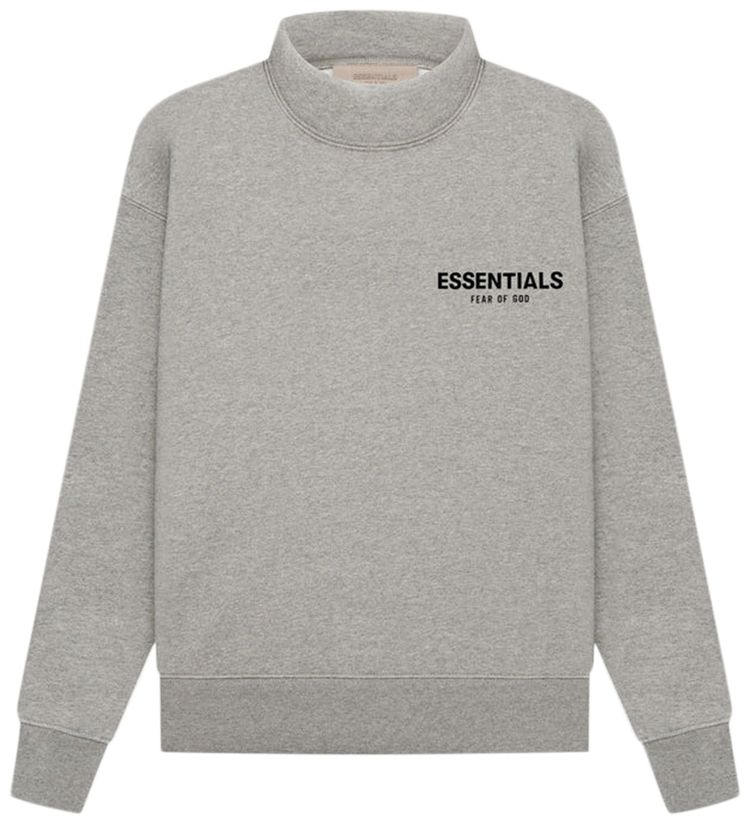 

Детский свитер с высоким воротником Fear of God Essentials, серый