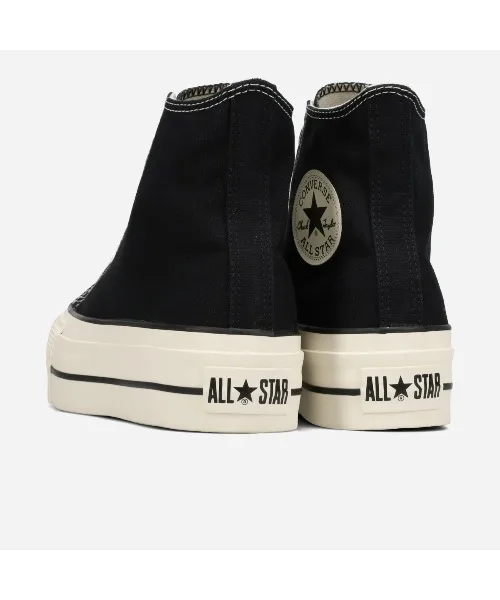Женские кеды CONVERSE ALL STAR LIFTED HI чёрные — фото 3