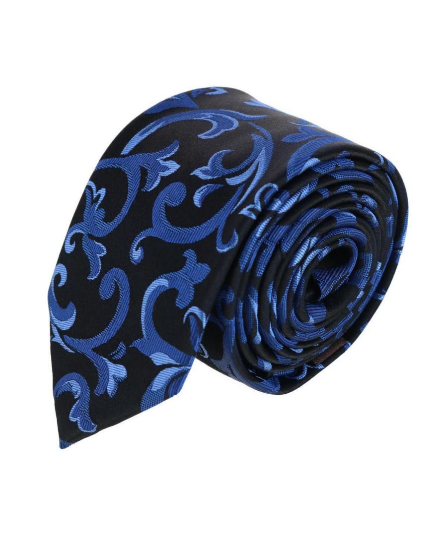 

Галстук Christian Romantic из парчового шелка больших размеров TRAFALGAR, Royal blue