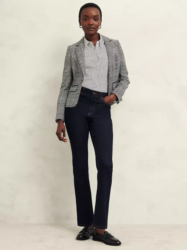

Куртка Hobbs Brea Check Wool, цвет black/white