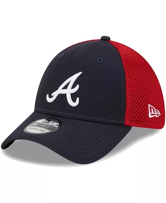 

Мужская темно-синяя кепка Atlanta Braves Team Neo 39THIRTY Flex New Era