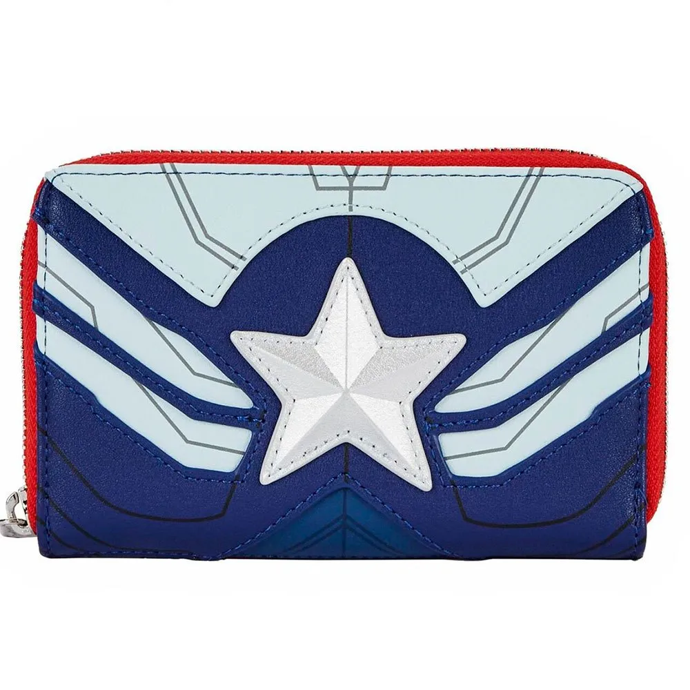 

Кошелек Loungefly Falcon And Captain America Captain America, разноцветный