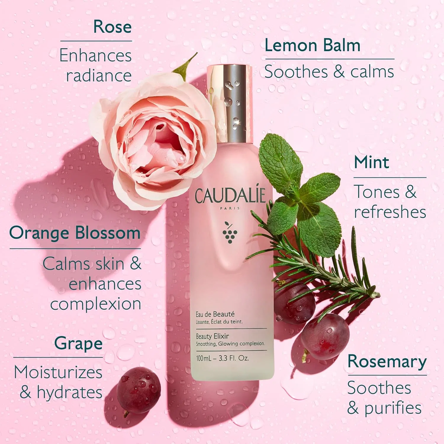 Тоник Caudalie — Beauty Elixir, 30 мл — фото 4