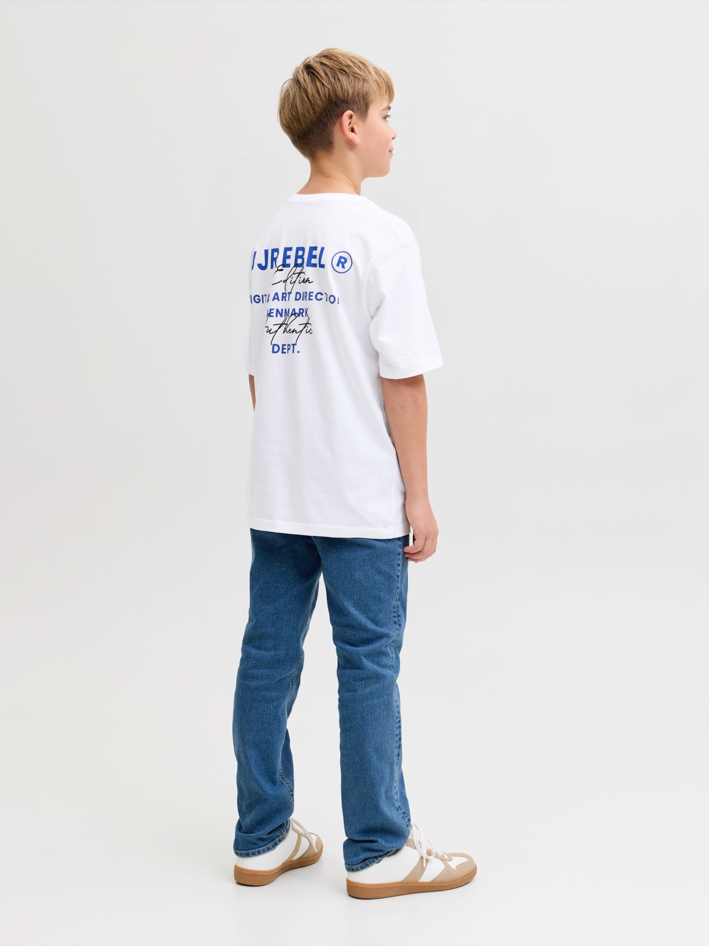 JJ Rebel Футболка 'JREBHAYDEN' в белом цвете — фото 4