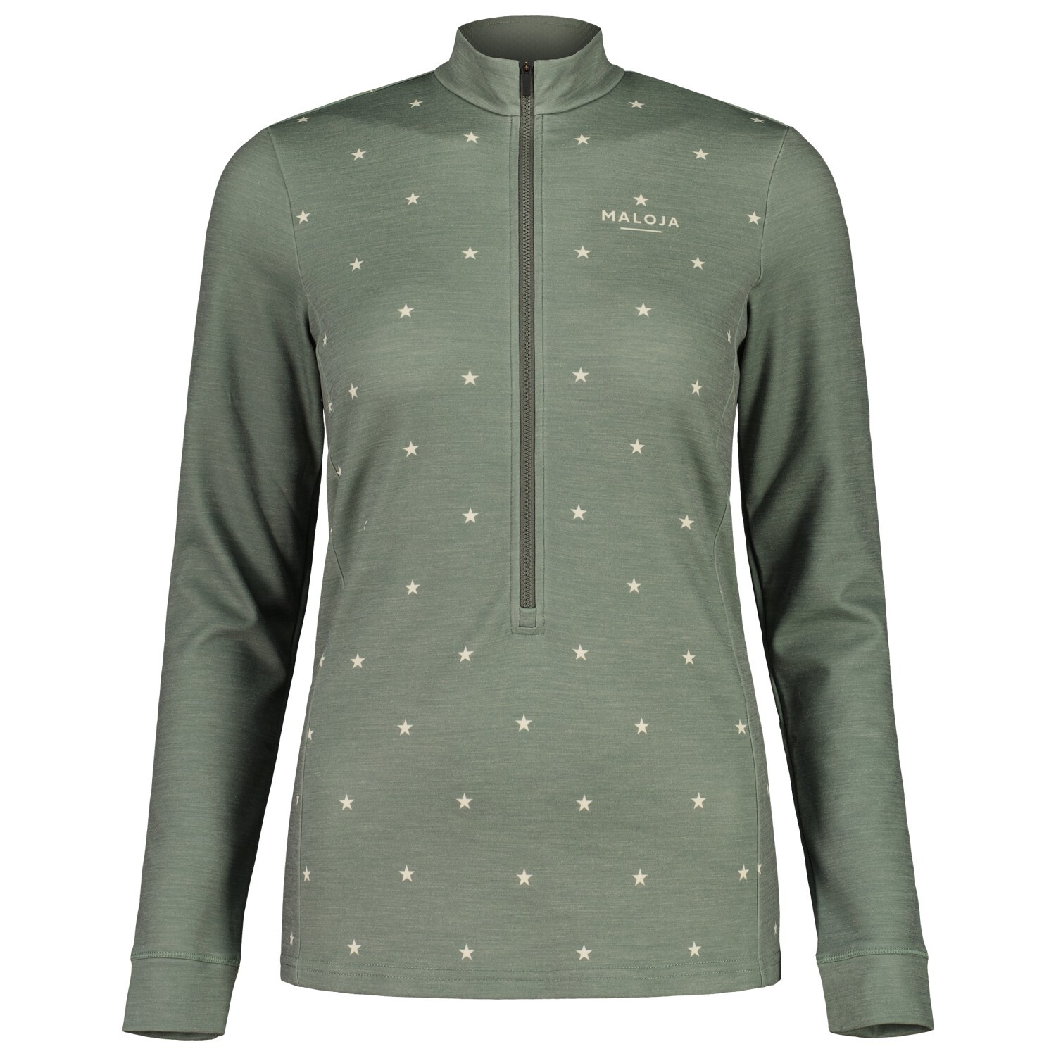 

Лонгслив Maloja CopperbeechM., цвет Frosty Green