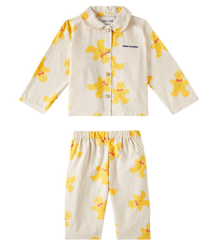 

Детские пижамы из хлопка с принтом Bobo Choses, Neutrals