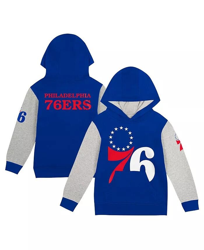 

Толстовка с капюшоном Royal Philadelphia 76ers Fair Catch для малышей Outerstuff