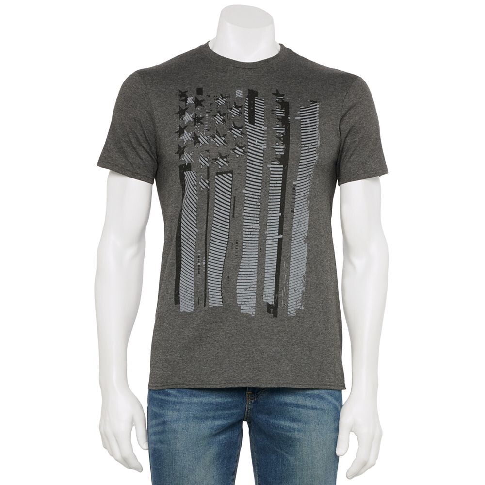 

Мужская футболка Freedom с глитчем Licensed Character, цвет Charcoal Heather
