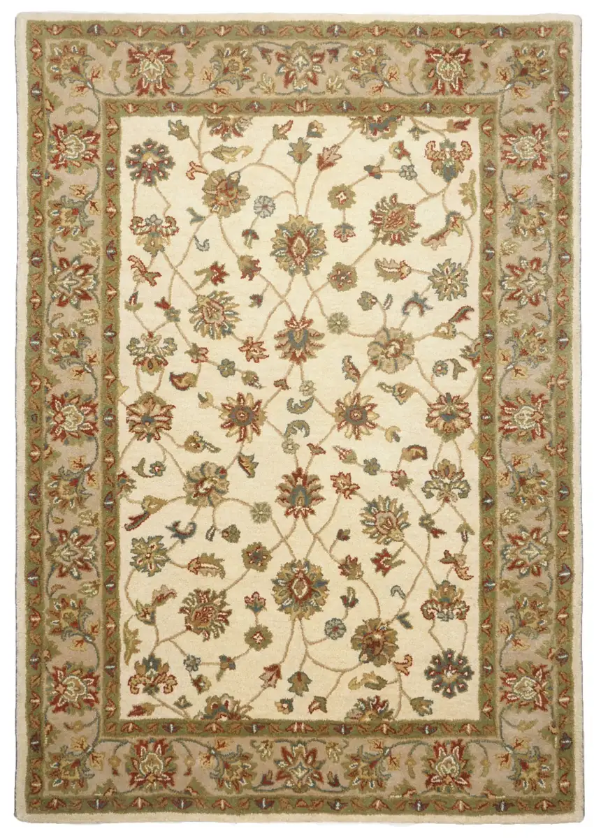 

Шерстяной ковер THEKO "Royal Ziegler 503", прямоугольный, из чистой шерсти, ручная прошивка, восточный вид, с каймой 240х340 см, бежевый