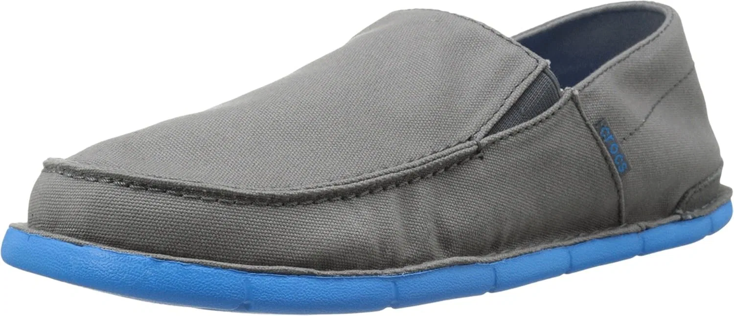 Мужские парусиновые сабо Crocs Cabo Moc 201235 Cabo, размер M, 2-Charcoal Ocean