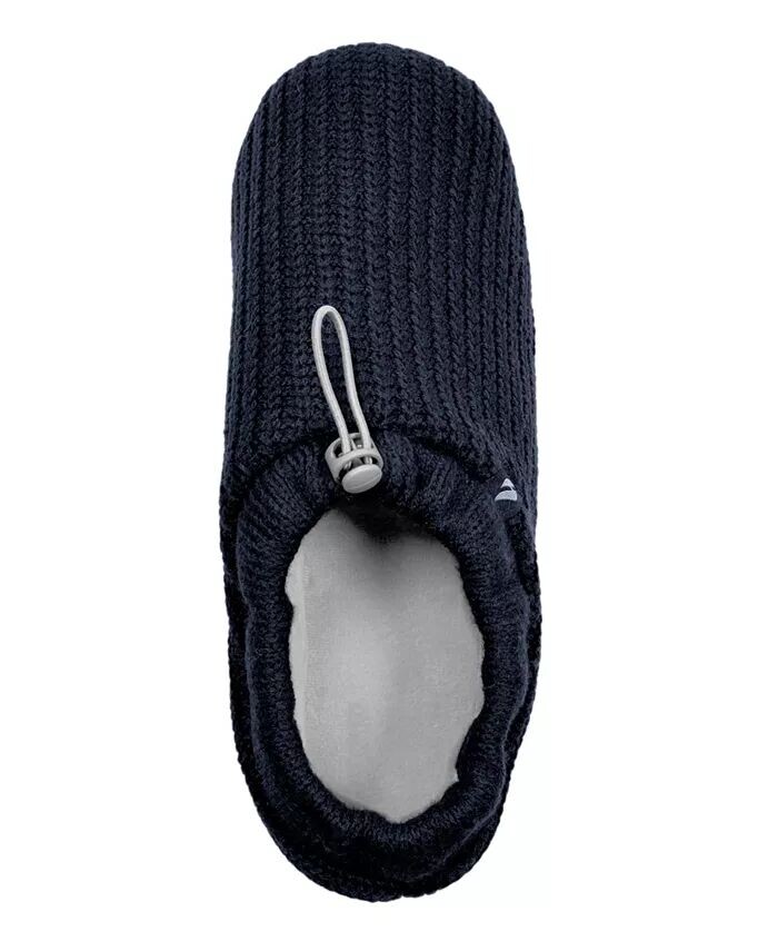 Мужские тапочки Noah Rib Knit с завязками на шнурке Heat Holders, синий — фото 3