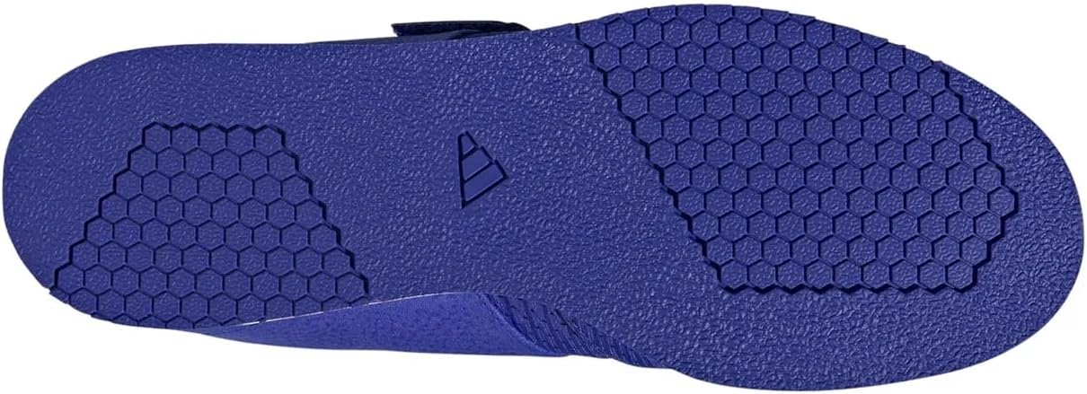 Кроссовки для тяжелой атлетики Adidas Powerlift 5 для мужчин и женщин, белый/синий/оранжевый — фото 4