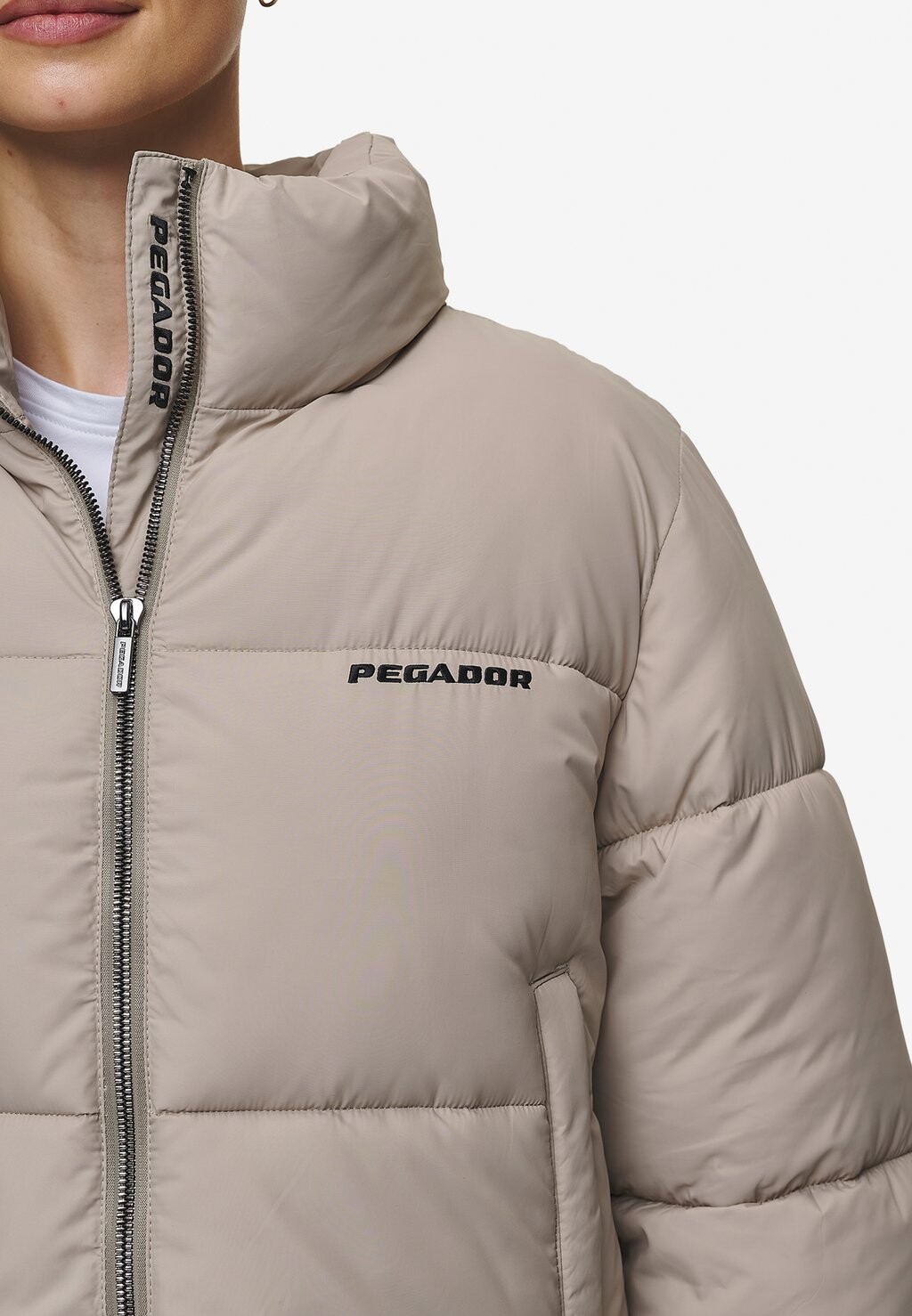 

Зимняя куртка GEORGIA PUFFER JACKET Pegador, бежевый