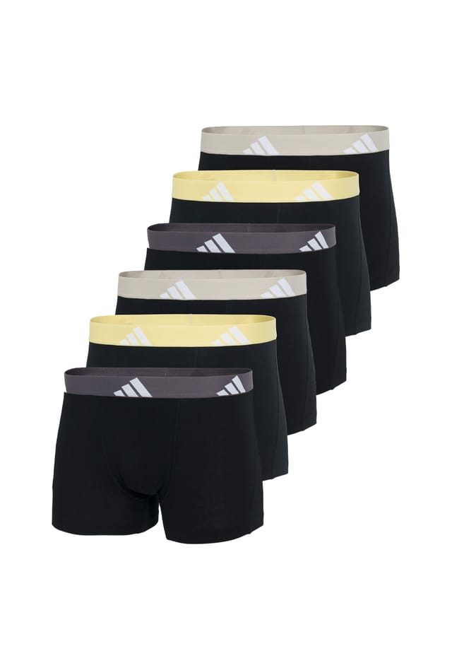 

Ретро шорты/брюки 6 пар в упаковке активный гибкий хлопок Adidas, черный