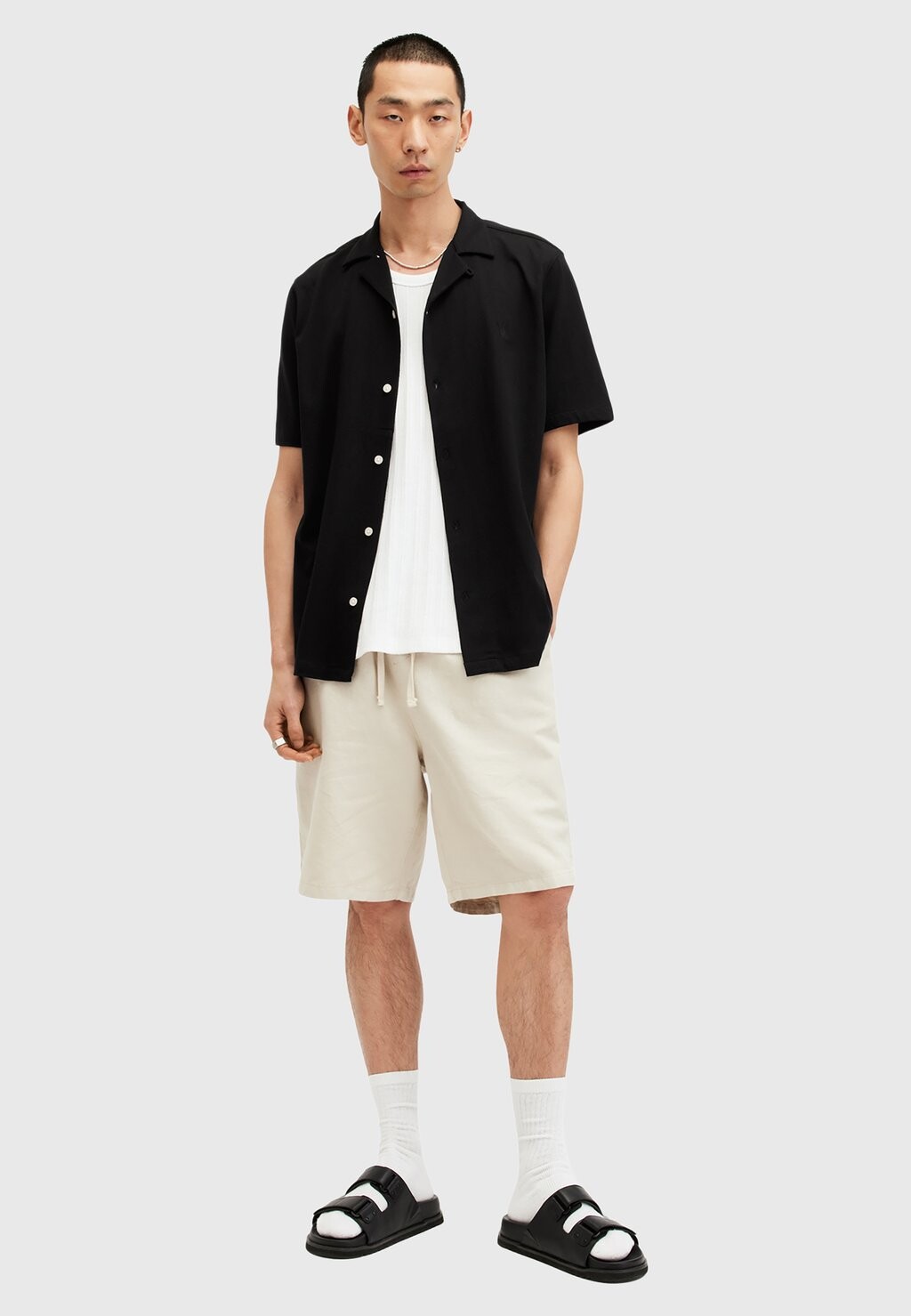 

Рубашка AllSaints, черный