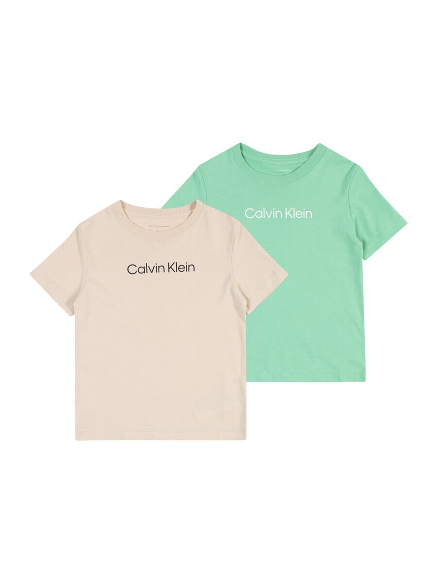 

Футболка Calvin Klein Jeans Shirt INSTITUTIONAL, цвет beige/green