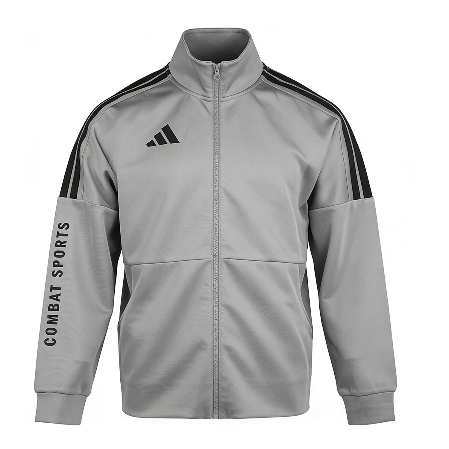 Adidas Повседневная куртка унисекс серого цвета
