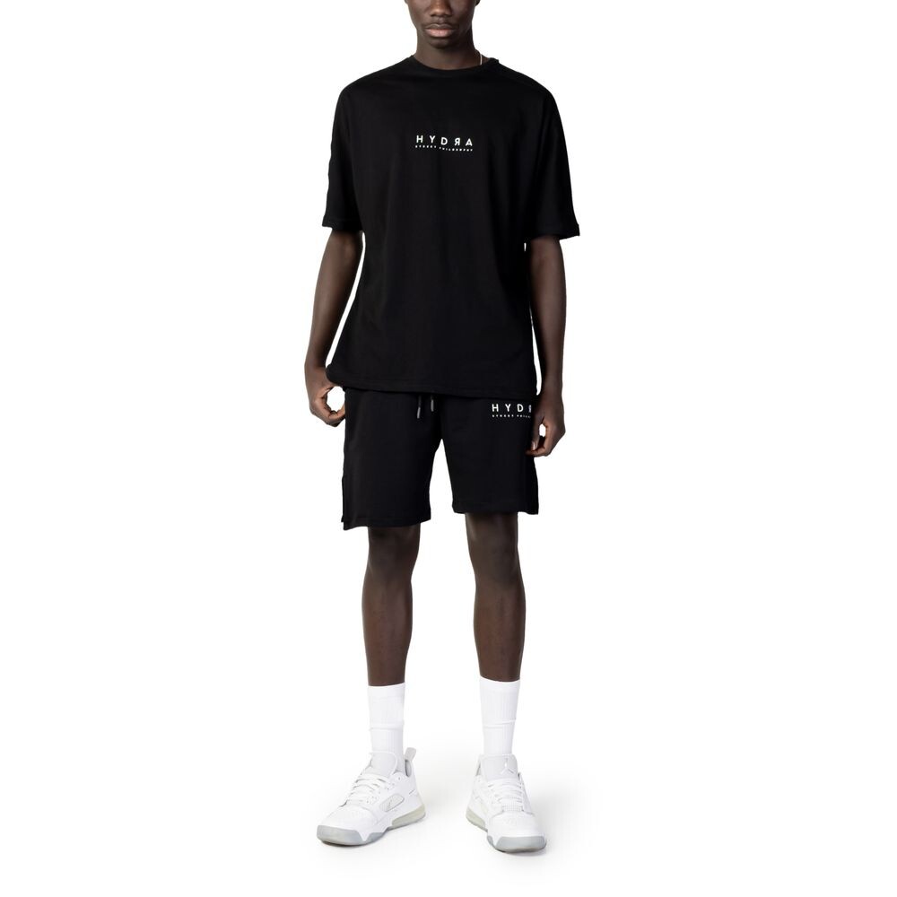 

Черный хлопковый спортивный костюм Hydra Clothing