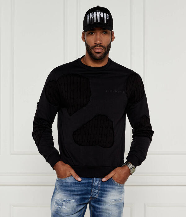 

Свитер в короне Regular fit John Richmond, черный