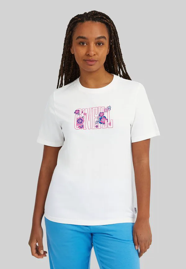 

Футболка с коротким рукавом и графическим принтом O'Neill, Snow White, Белый, Футболка с коротким рукавом и графическим принтом O'Neill, Snow White