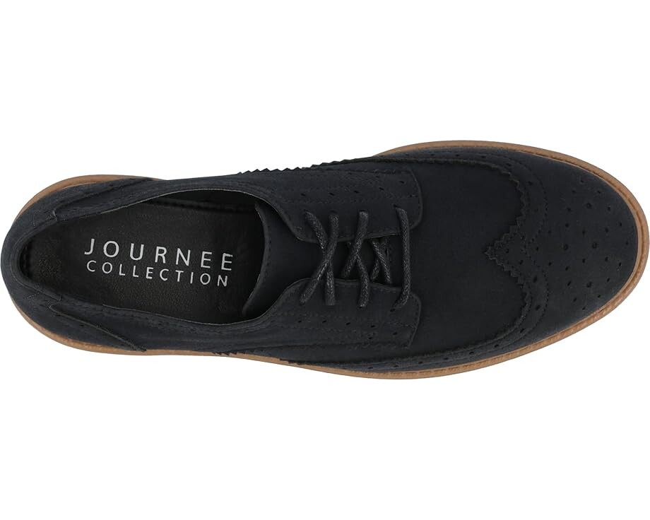 Оксфорды Journee Collection Tru Comfort Foam Claudiya Oxford, черный — фото 2