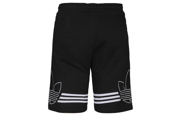 Шорты originals side large printing shorts black Adidas, черный — фото 2