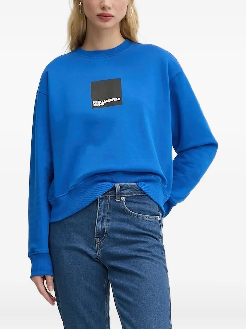 

Толстовка с логотипом Karl Lagerfeld Jeans, синий