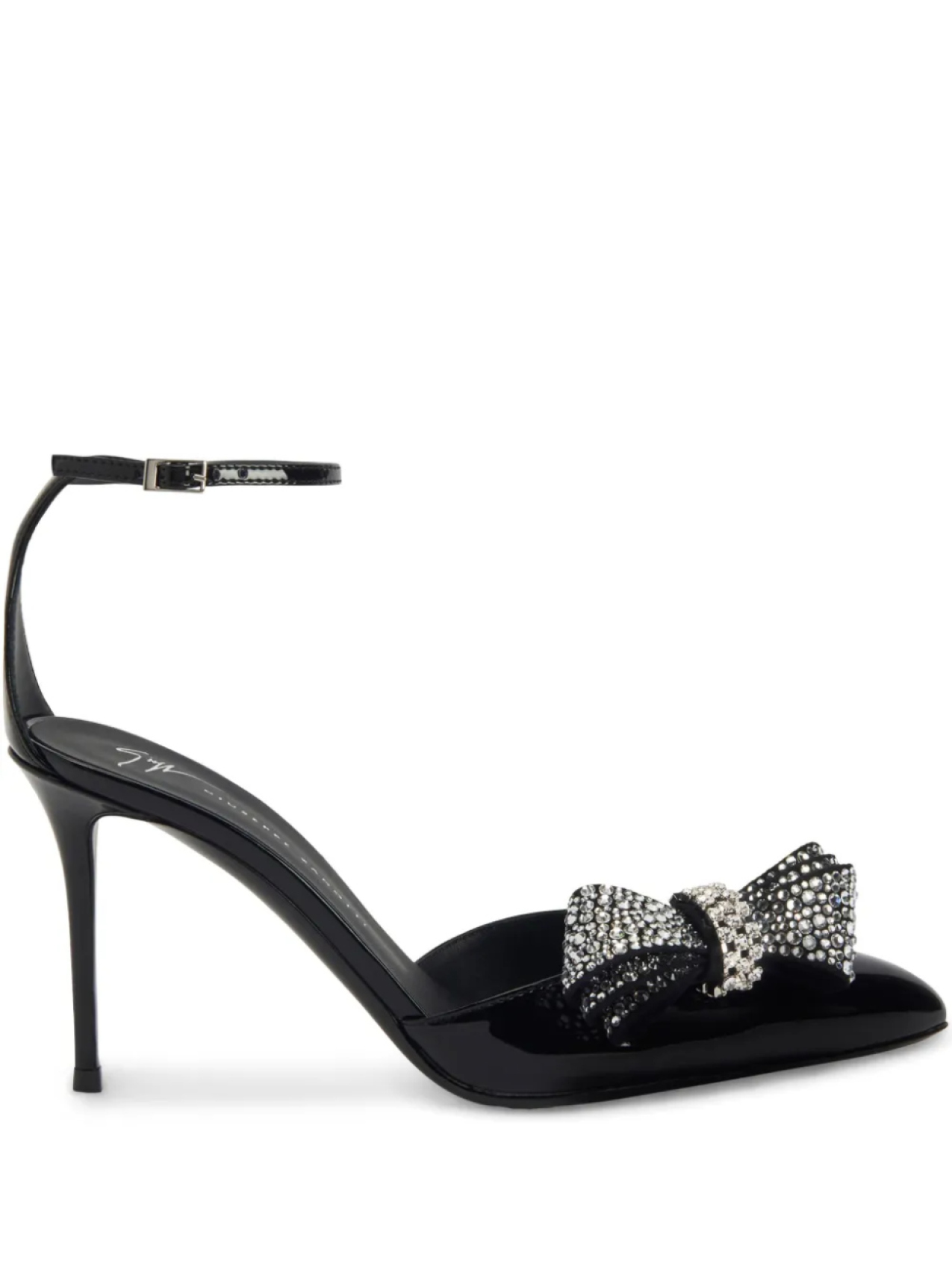Сандалии Mahrtina 90 мм Giuseppe Zanotti, черный
